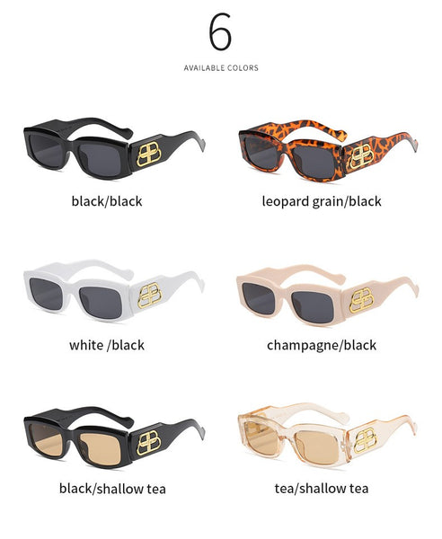 Small Rectangular Frame Sunglasses