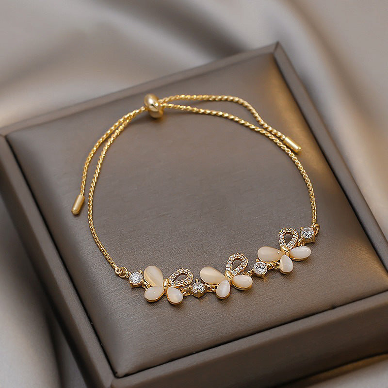Opal Butterfly Bracelet
