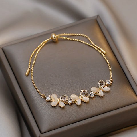 Opal Butterfly Bracelet