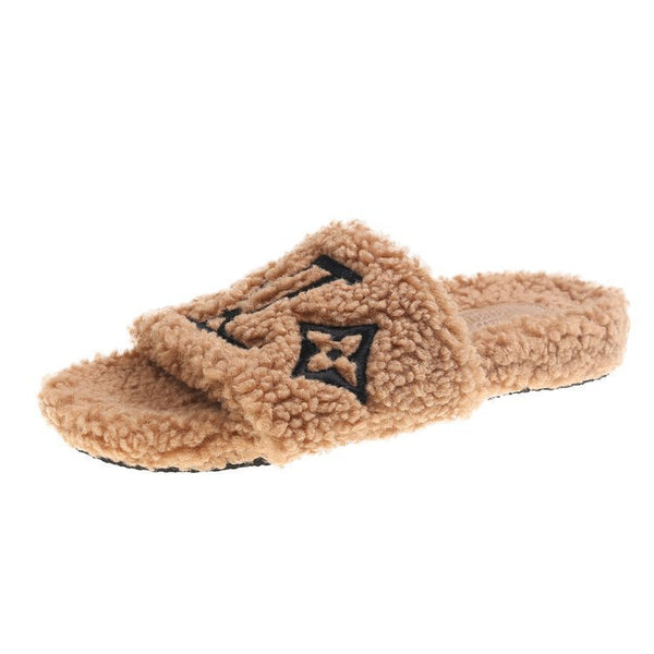 Plush Wooly Slippers