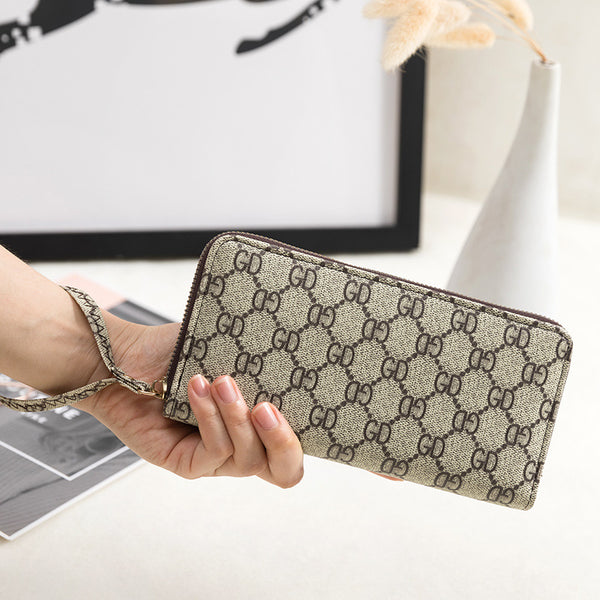 Long Single Zipper Wallet