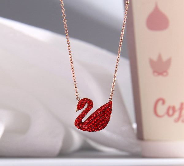 Swan Pendant Necklace