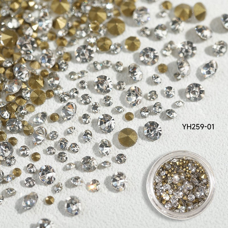 Nail Art Pointy Bottom Diamonds
