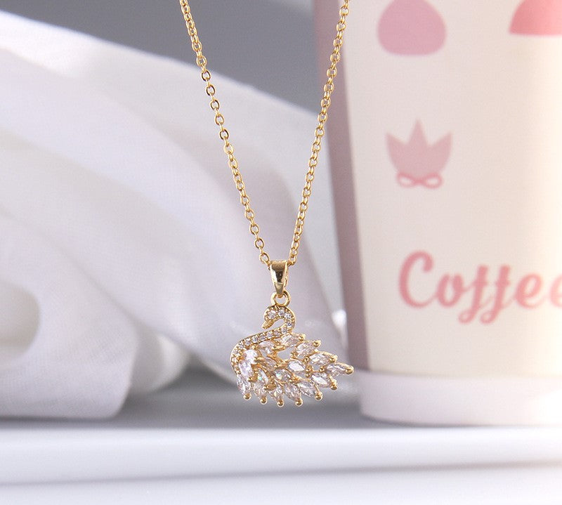 Swan Pendant Necklace