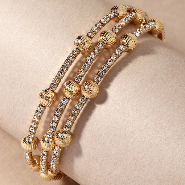 Pearl and Diamante Bracelet