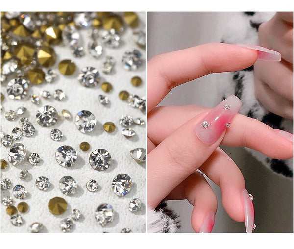 Nail Art Pointy Bottom Diamonds