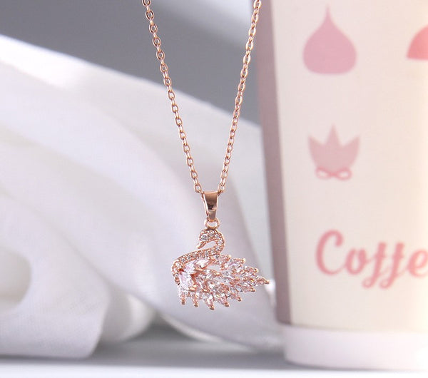Swan Pendant Necklace