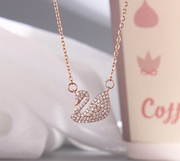 Swan Pendant Necklace