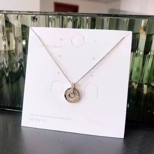 Round Disk Necklace