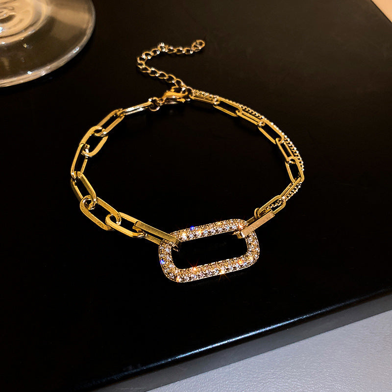 Hollow Diamante Bracelet