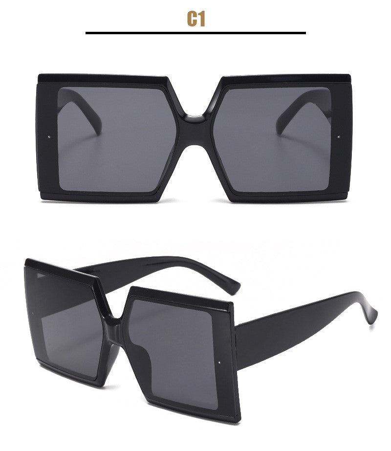 Large Frame Square Sunglasses