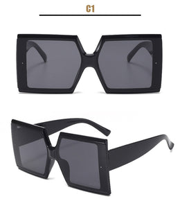 Large Frame Square Sunglasses