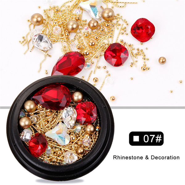 Nail Art Stones Pot