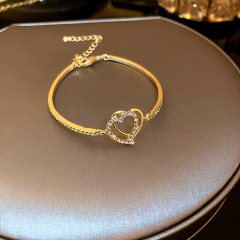 Heart Diamante Bracelet