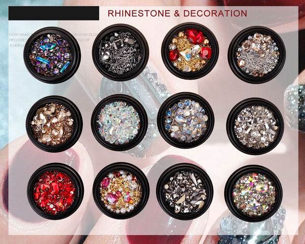 Nail Art Stones Pot
