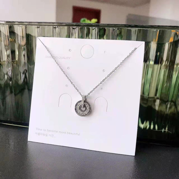 Round Disk Necklace