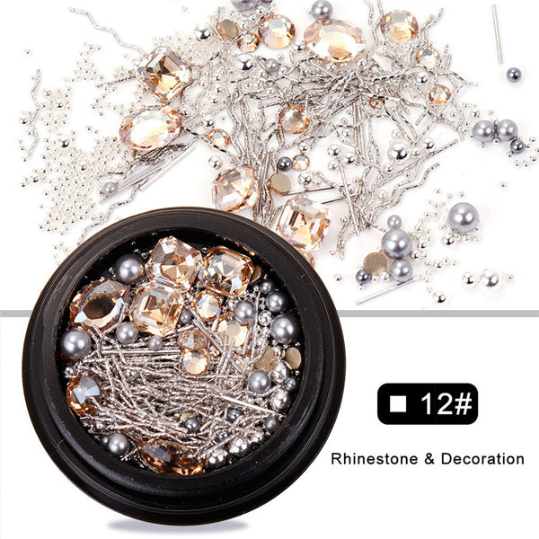 Nail Art Stones Pot
