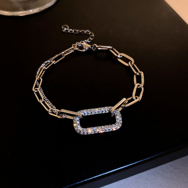 Hollow Diamante Bracelet