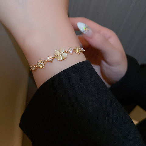 Opal Petal Bracelet