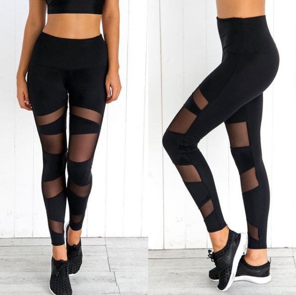 Mesh Panel Gym Tights