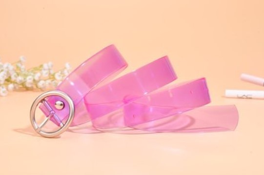 Neon Transparent Belts
