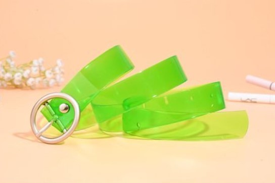 Neon Transparent Belts