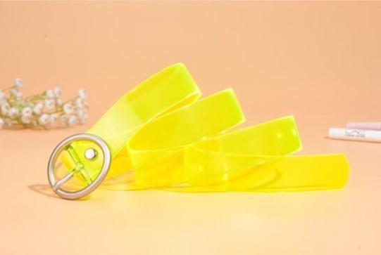 Neon Transparent Belts