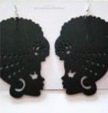 Wooden Emancipation Earrings