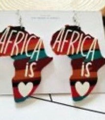 Wooden Emancipation Earrings