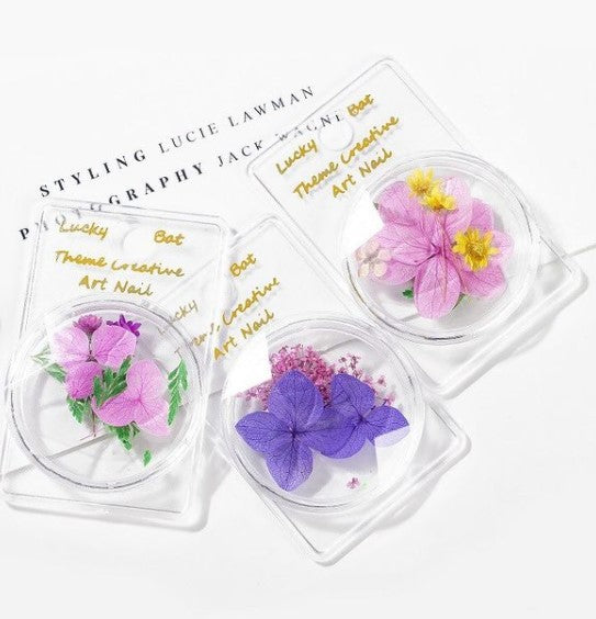 Real Dried Flowers for Nail Art