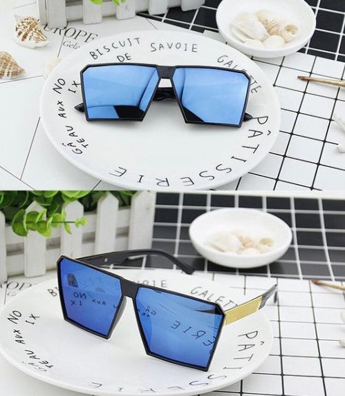 Large Square Frame Sunglasses