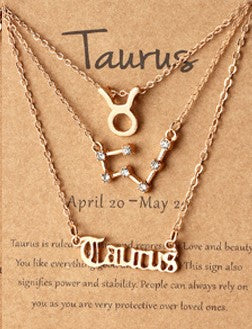 Layered Horoscope Necklace
