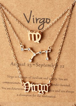 Layered Horoscope Necklace