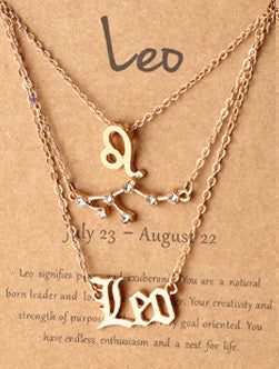 Layered Horoscope Necklace