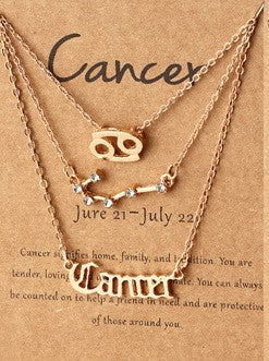 Layered Horoscope Necklace