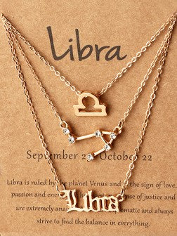 Layered Horoscope Necklace