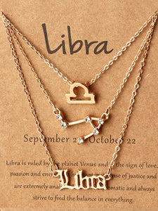 Layered Horoscope Necklace