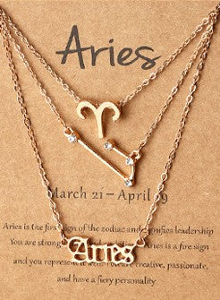 Layered Horoscope Necklace